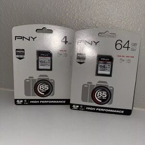 PNY High Performance 64GB Up to 85MB/sec 14.5hrs Ud Video X2